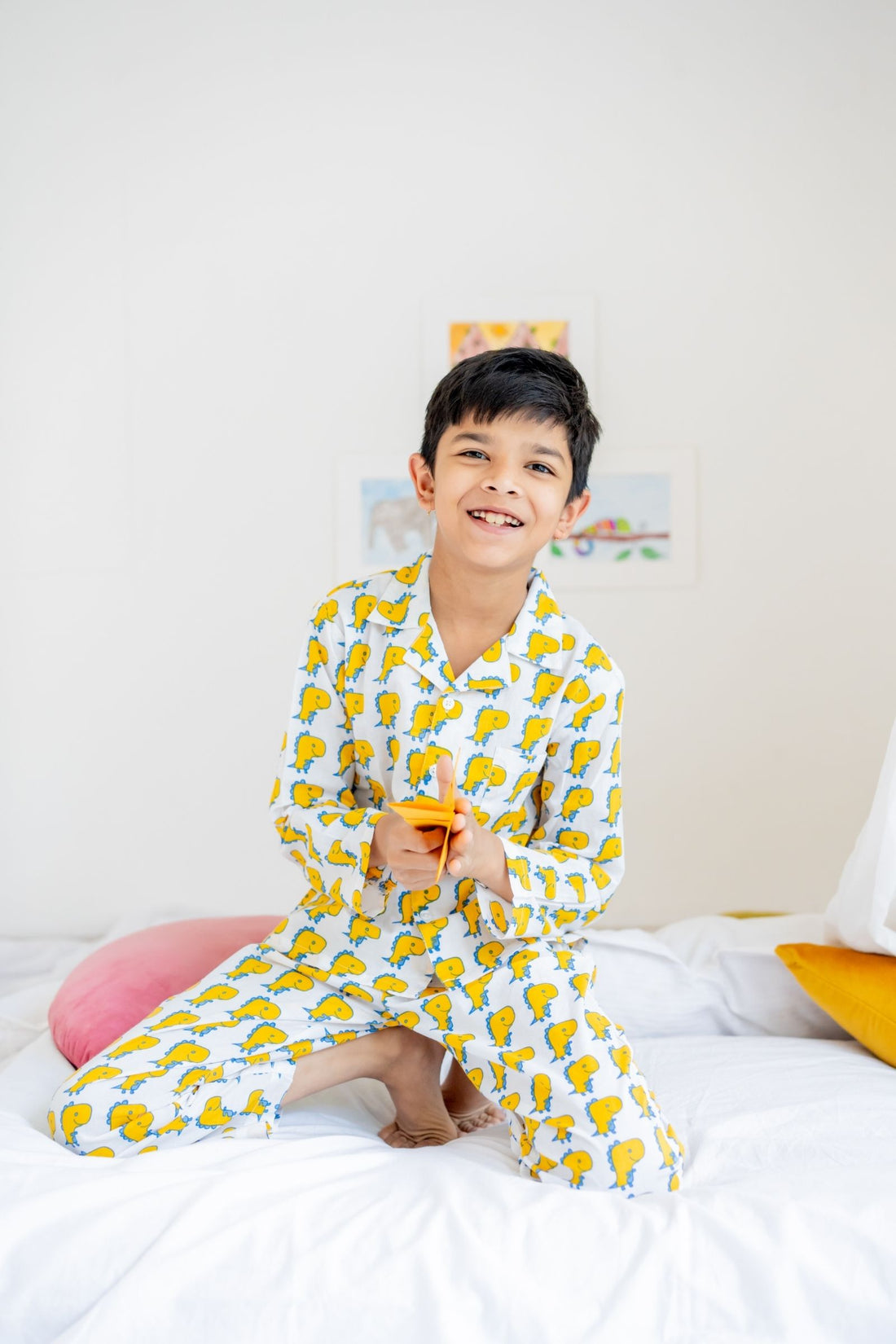 Dino Print Night Suit Set